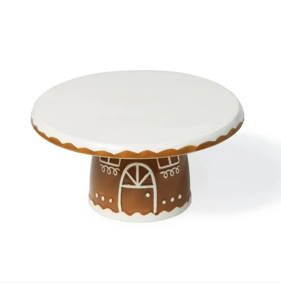 Target Bullseye Playground Christmas 2025 Ceramic Gingerbread Cake Stand - Picture 6 of 8